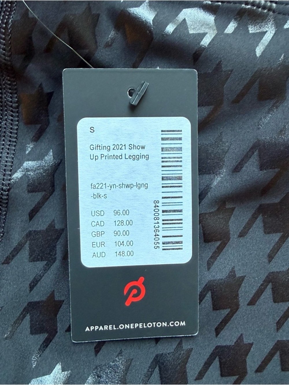 Peloton Houndstooth Leggings- Small - Picture 5 of 5